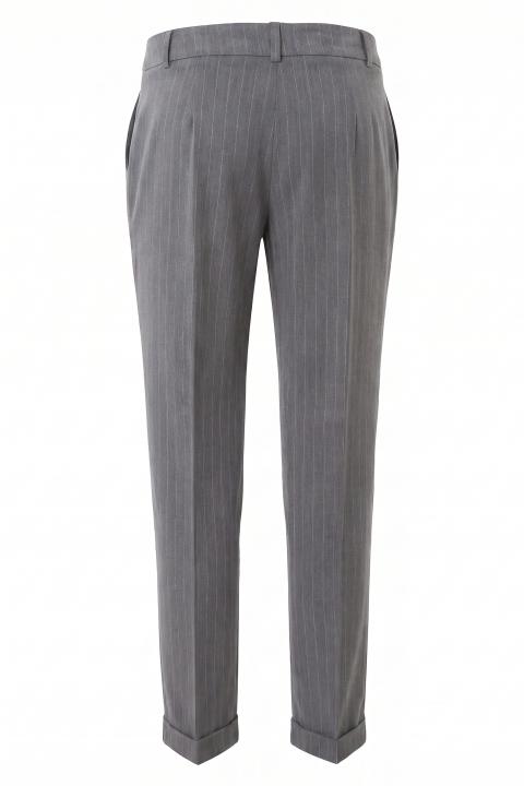 Pantalone chinos gessato grigio - Autunno - Inverno 2027 | Brend