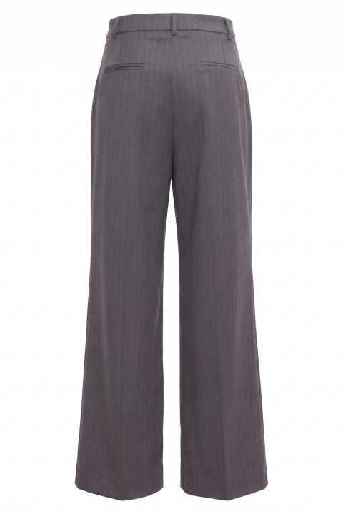 Pantalone pinces gessato grigio - Autunno - Inverno 2027 | Brend