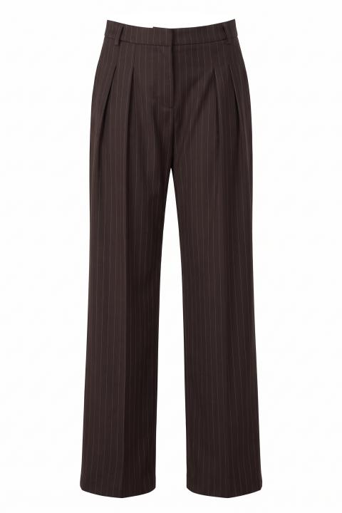 Pantalone pinces gessato moro - Autunno - Inverno 2027 | Brend