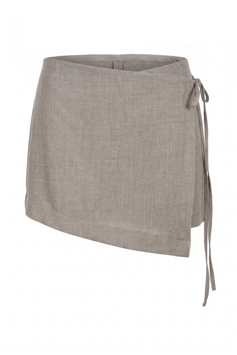 Pantalone con gonnellino beige - Autunno - Inverno 2027 | Brend