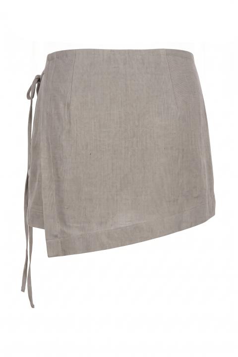 Pantalone con gonnellino beige - Autunno - Inverno 2027 | Brend