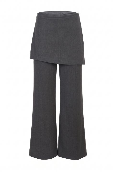 Pantalone con gonnellino grigio - Autunno - Inverno 2027 | Brend
