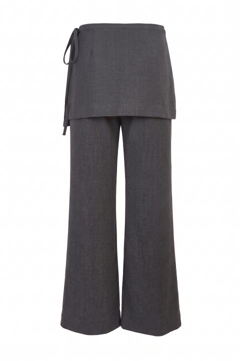 Pantalone con gonnellino grigio - Autunno - Inverno 2027 | Brend
