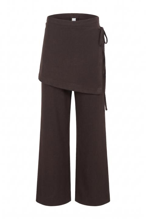 Pantalone con gonnellino moro - Autunno - Inverno 2027 | Brend