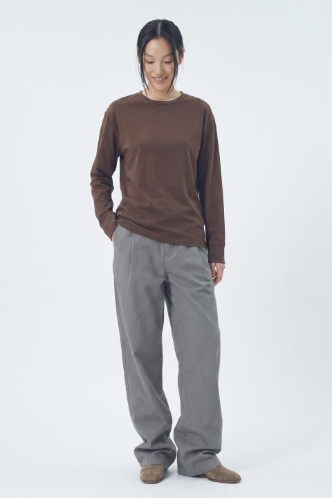 Pantalone baggy pinces grigio - Autunno - Inverno 2027 | Brend