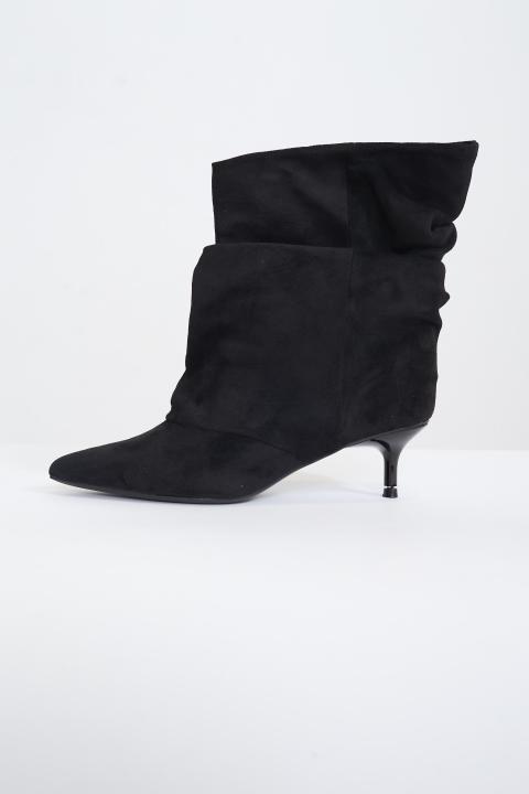 Stivaletto suede arriciatura black - Autunno - Inverno 2027 | Brend
