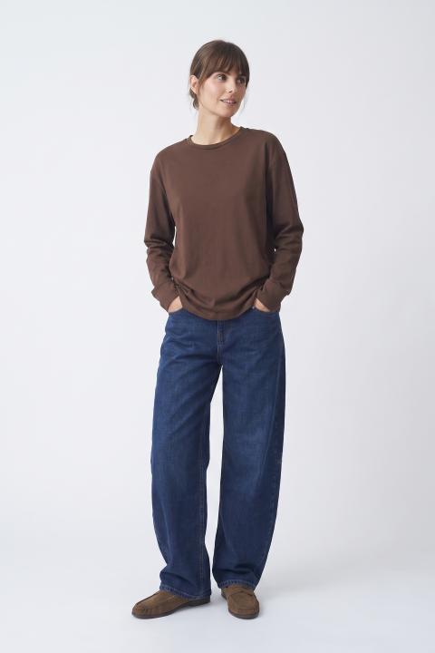 T-shirt manica lunga cioccolato - Autunno - Inverno 2027 | Brend