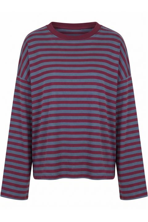 T-shirt over manica lunga rigo chianti/jeans - Autunno - Inverno 2027 | Brend