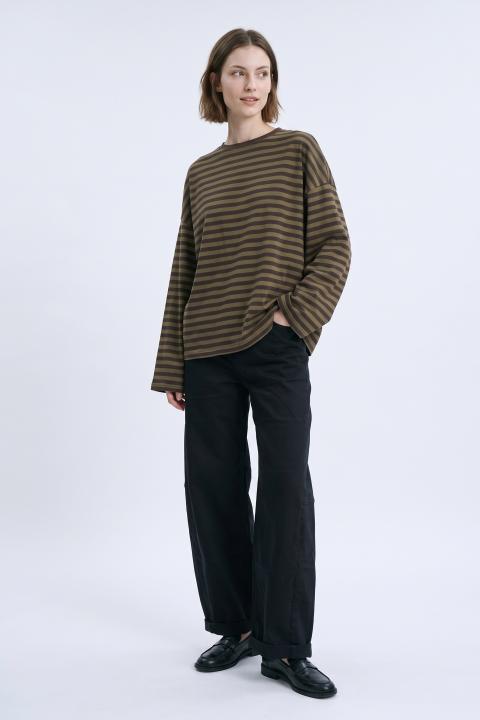 T-shirt over manica lunga rigo militare/moro - Autunno - Inverno 2027 | Brend
