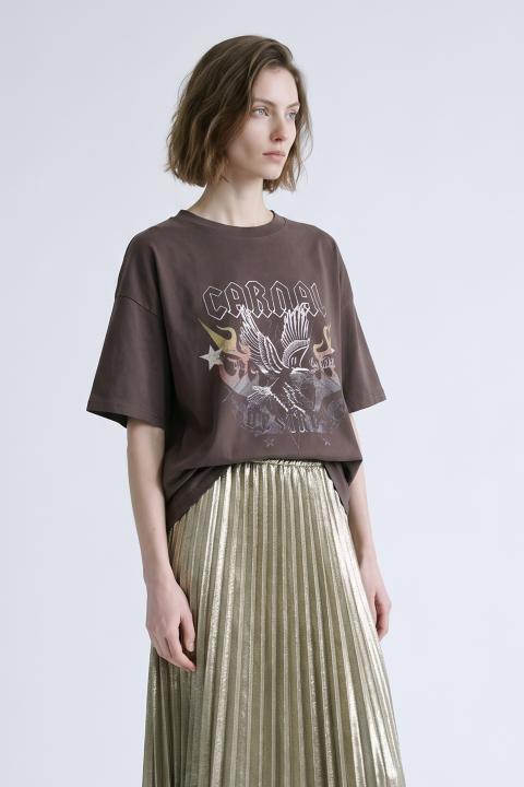 T-shirt stampa Aquila moro - Autunno - Inverno 2027 | Brend