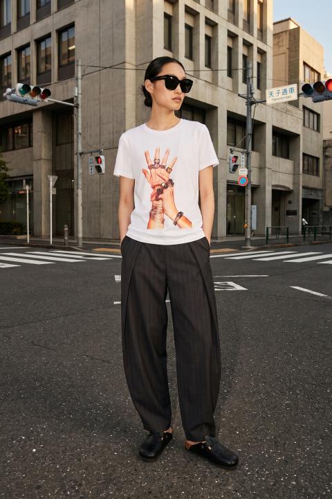 T-shirt mani gioielli bianco - Autunno - Inverno 2027 | Brend