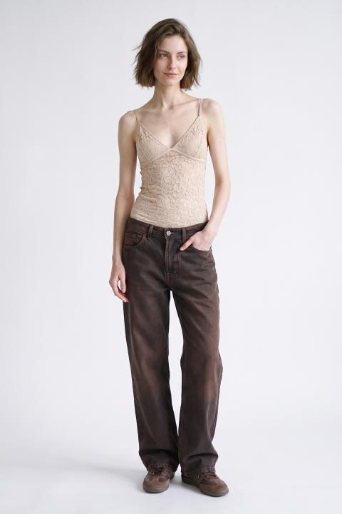 Top coppe pizzo beige - Autunno - Inverno 2027 | Brend