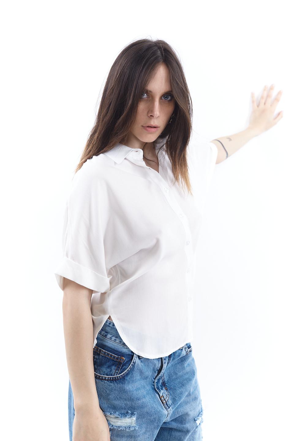Camicia forever in viscosa bianco - Primavera Estate 2023 | Brend