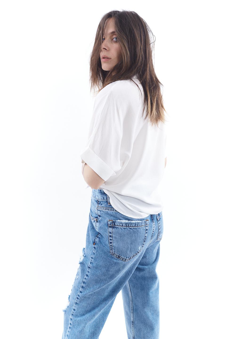 Camicia forever in viscosa bianco - Primavera Estate 2023 | Brend