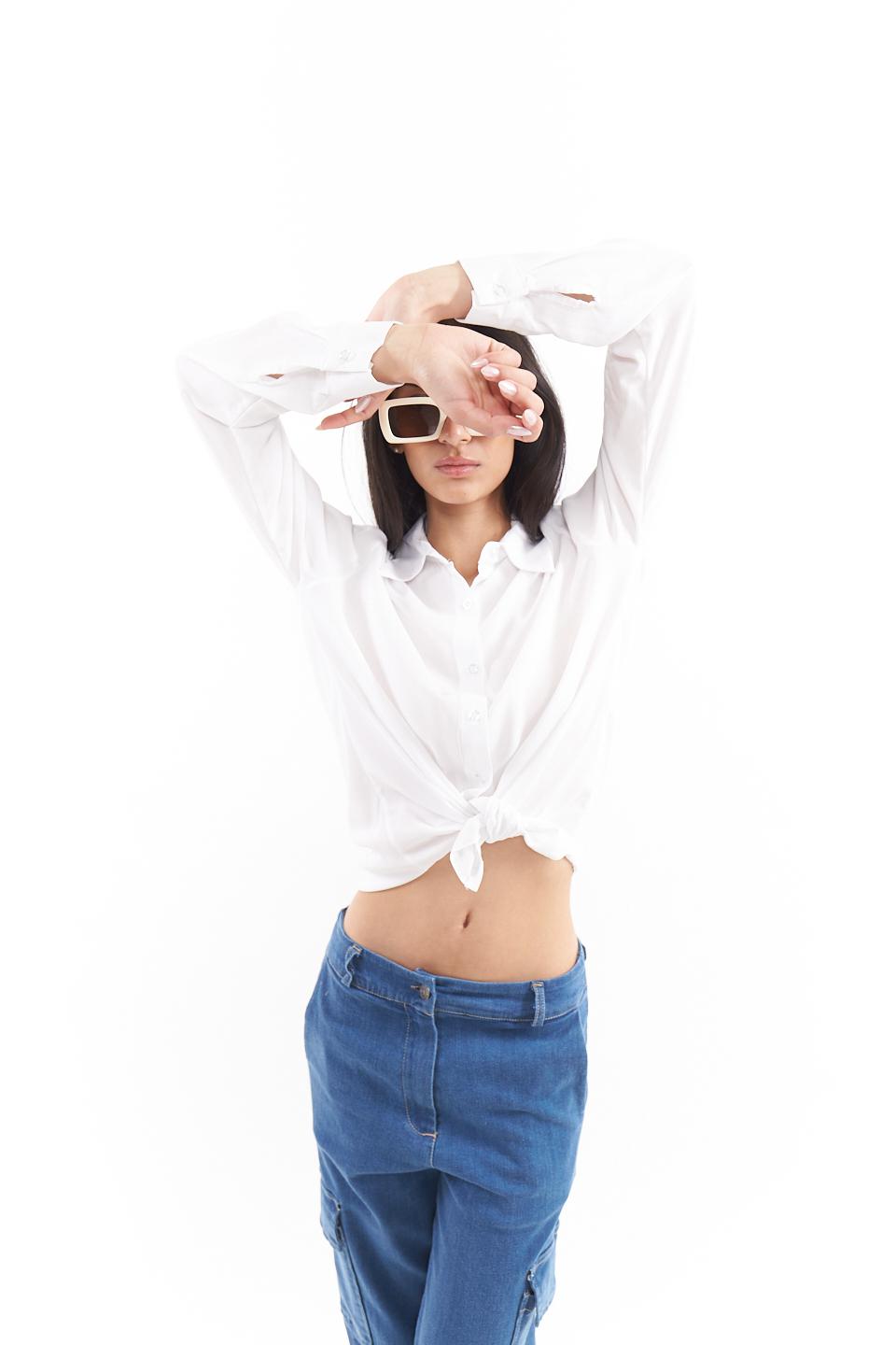 Camicia modello uomo viscosa bianco - Primavera Estate 2023 | Brend