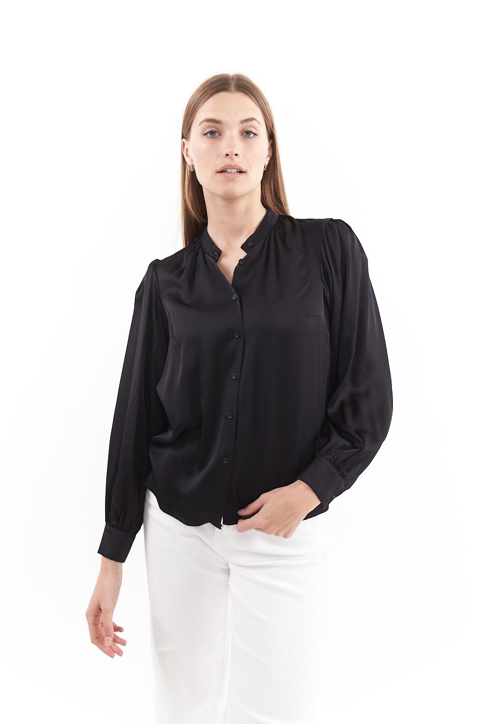 Camicia maniche a sbuffo nero - Primavera Estate 2023 | Brend