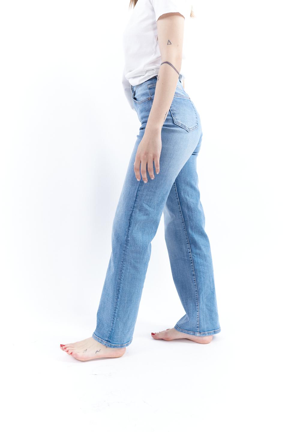 Jeans wide leg denim slavato - Primavera Estate 2023 | Brend