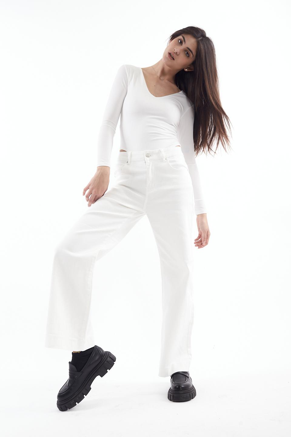 Jeans wide leg bianco - Primavera Estate 2023 | Brend