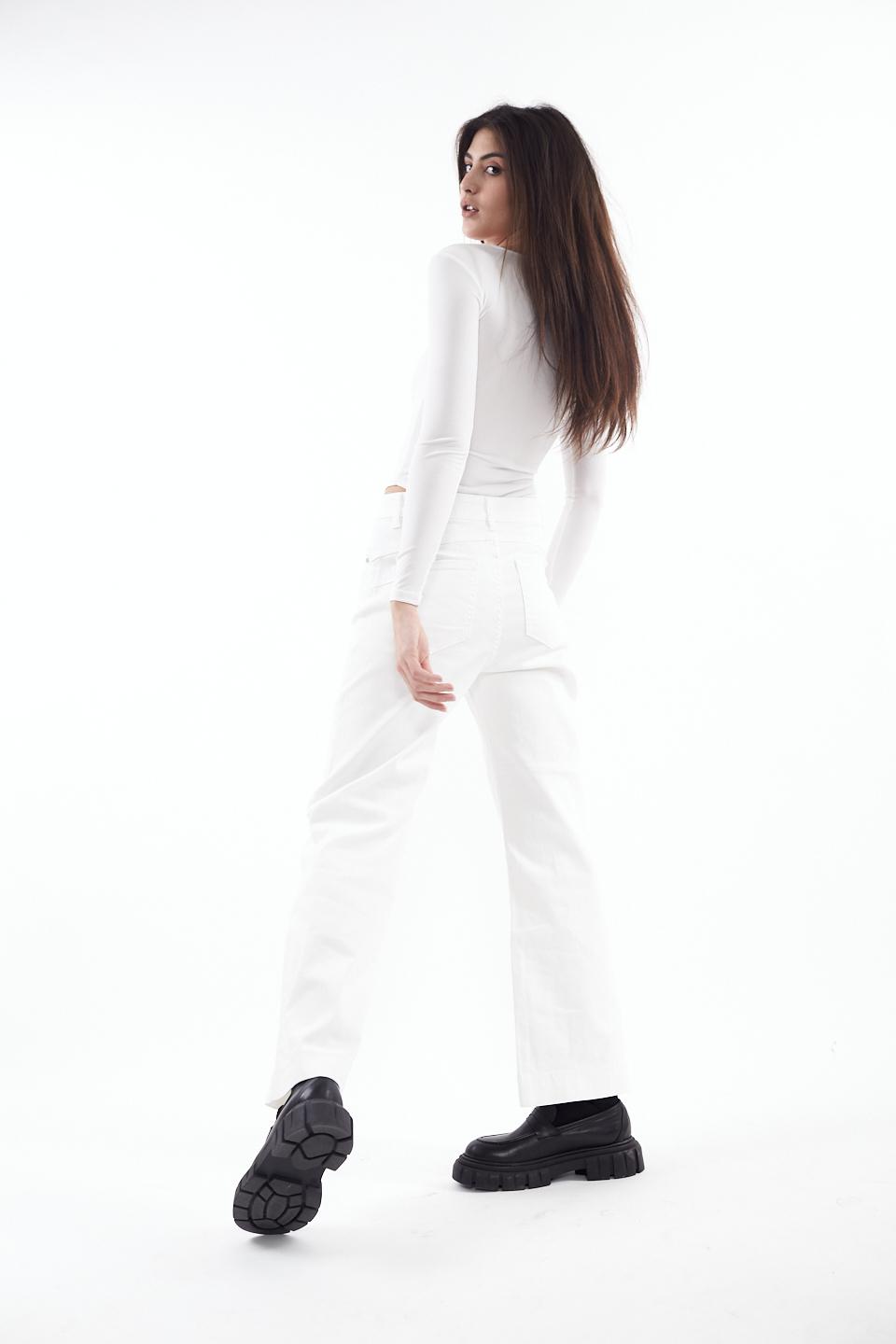Jeans wide leg bianco - Primavera Estate 2023 | Brend
