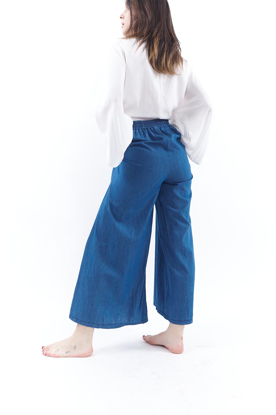Pantagonna elastico in vita denim - Primavera Estate 2023 | Brend