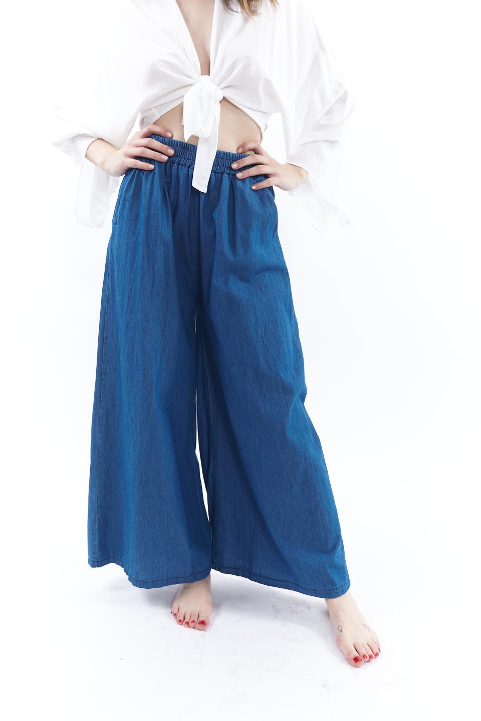 Pantagonna elastico in vita denim - Primavera Estate 2023 | Brend