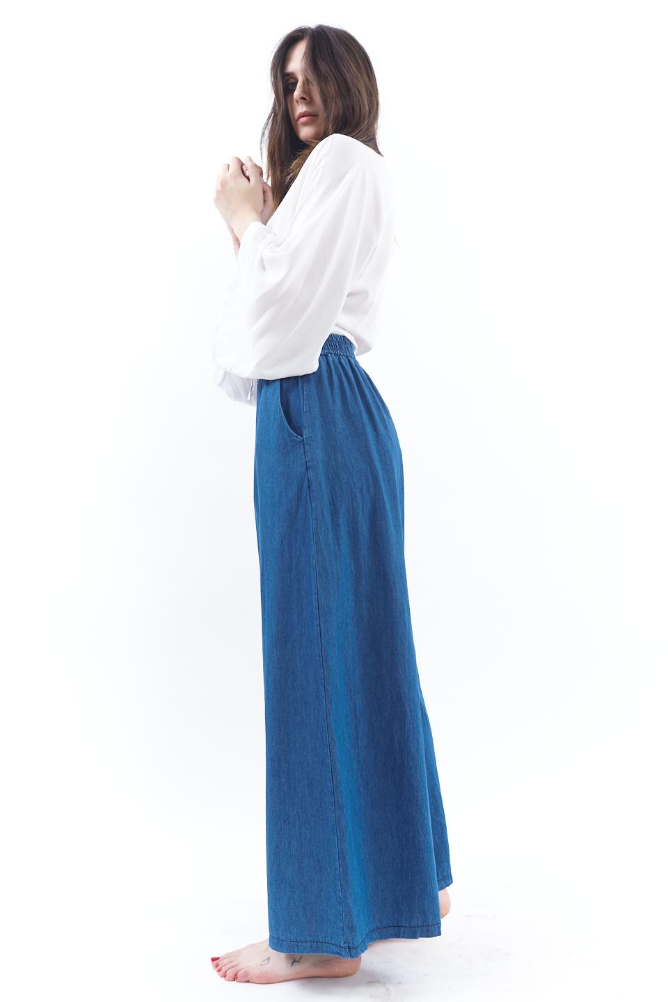 Pantagonna elastico in vita denim - Primavera Estate 2023 | Brend