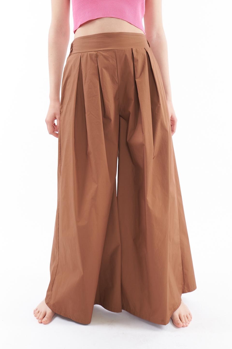 Pantalone ampio con pinces bruciato - Primavera Estate 2023 | Brend