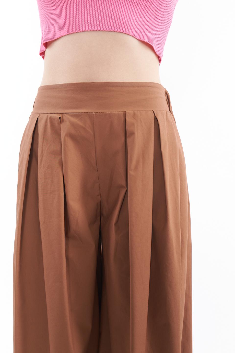 Pantalone ampio con pinces bruciato - Primavera Estate 2023 | Brend