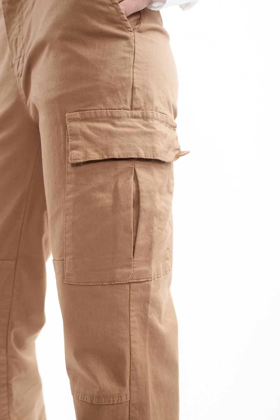 Pantalone cargo con tasconi cannella - Primavera Estate 2023 | Brend