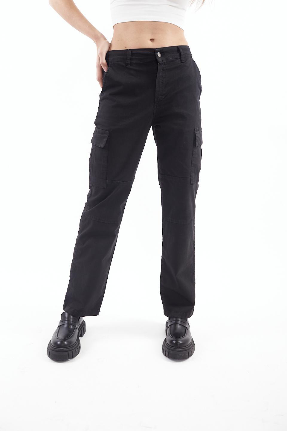 Pantalone cargo con tasconi nero - Primavera Estate 2023 | Brend