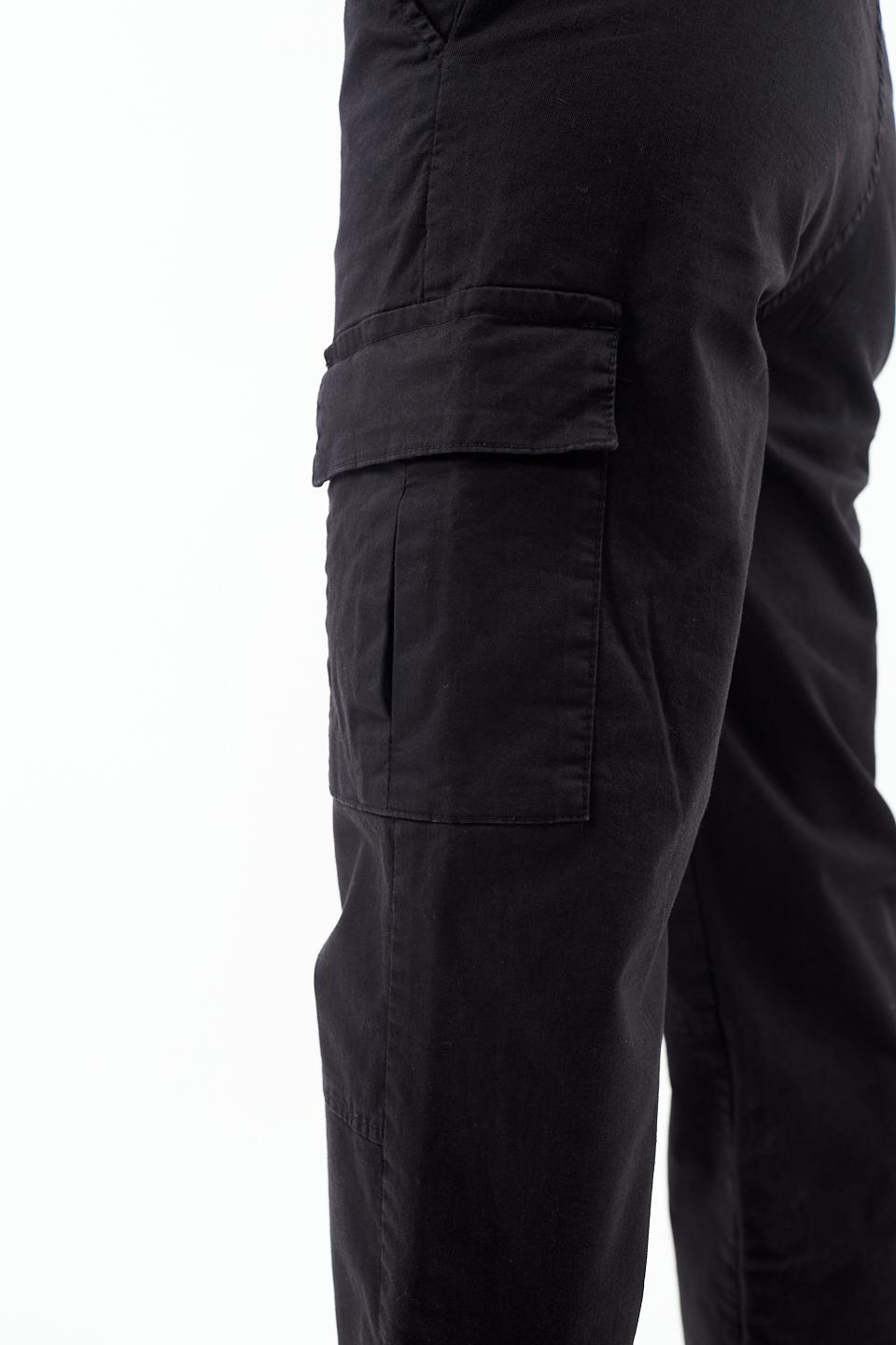 Pantalone cargo con tasconi nero - Primavera Estate 2023 | Brend