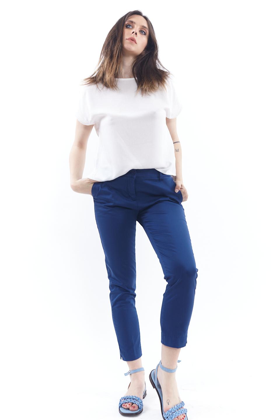 Pantalone chino con spacchetto blu - Primavera Estate 2023 | Brend