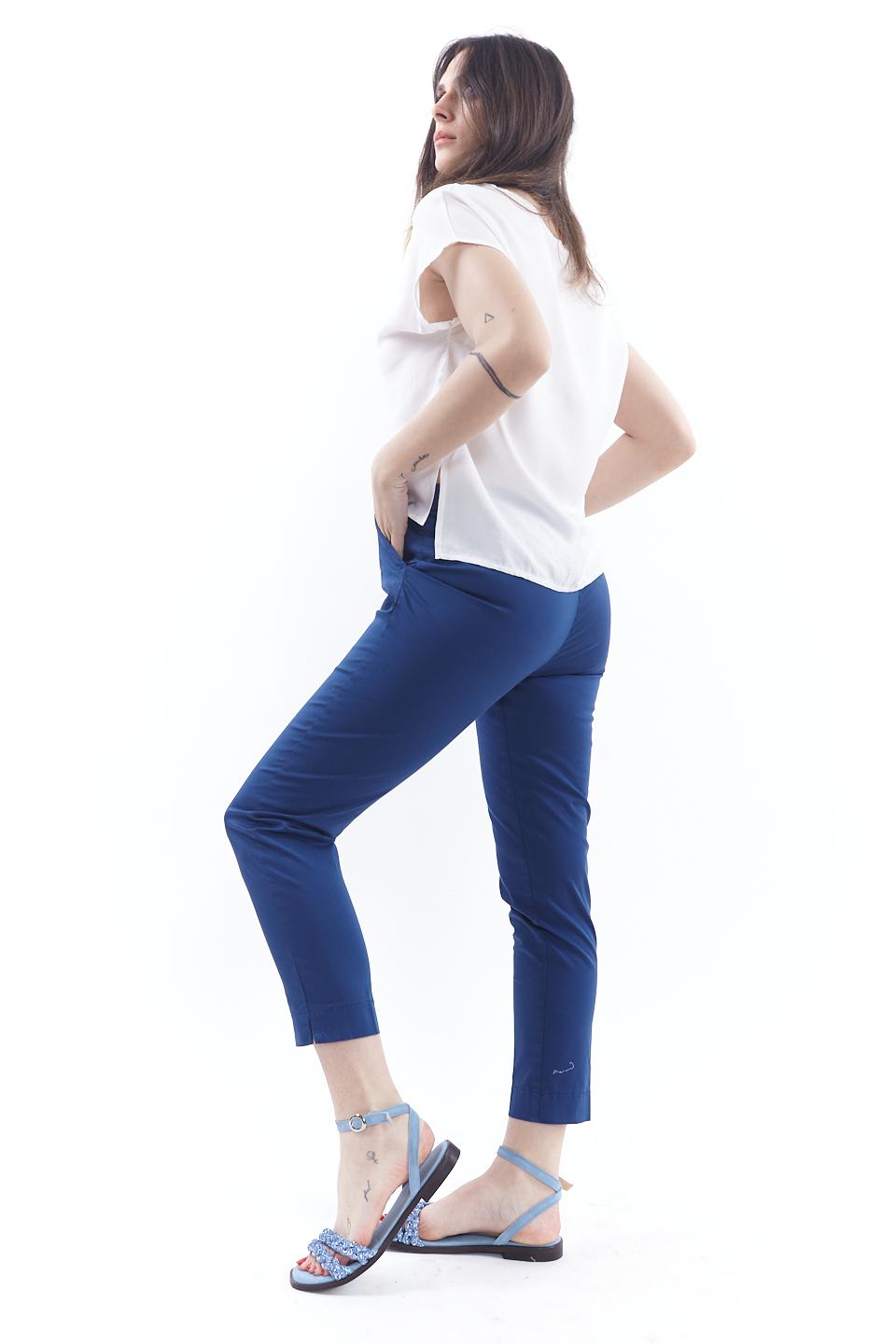 Pantalone chino con spacchetto blu - Primavera Estate 2023 | Brend