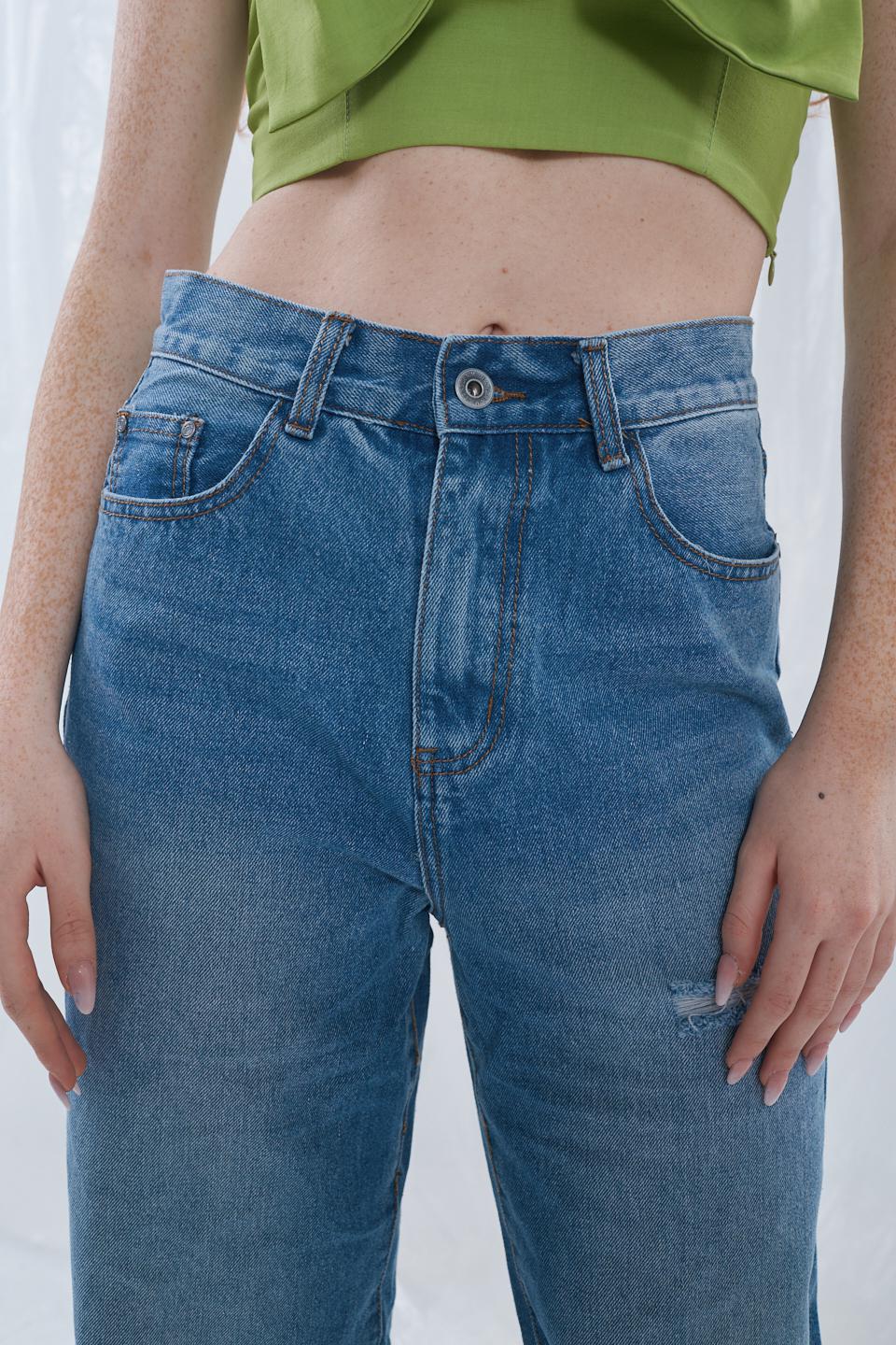Jeans palazzo con strappi denim - Primavera Estate 2023 | Brend