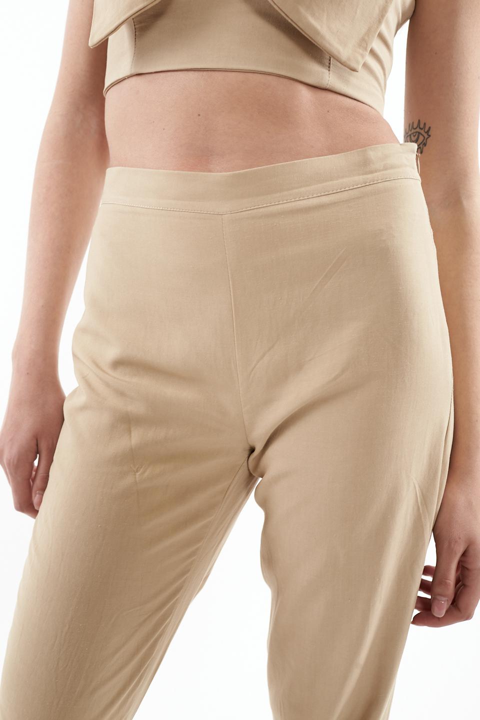 Pantalone morbido beige - Primavera Estate 2023 | Brend
