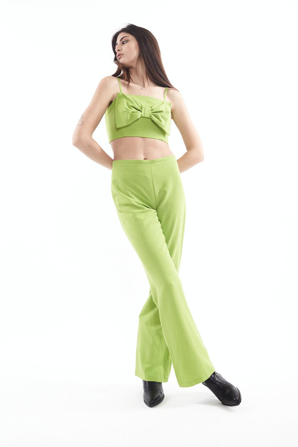 Pantalone morbido kiwi - Primavera Estate 2023 | Brend