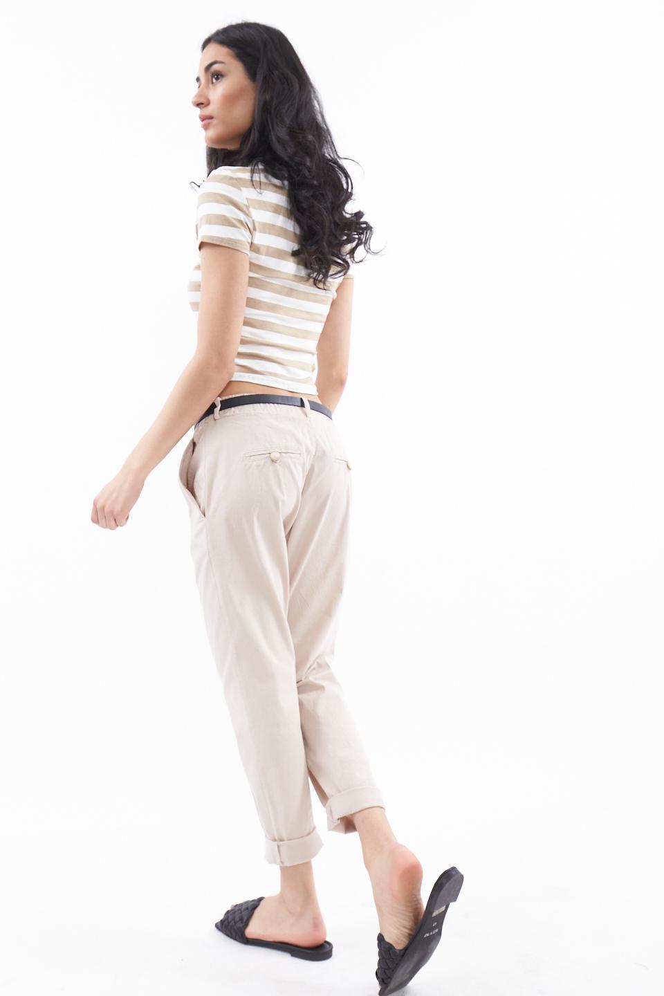 Pantalone elastico in vita beige - Primavera Estate 2023 | Brend
