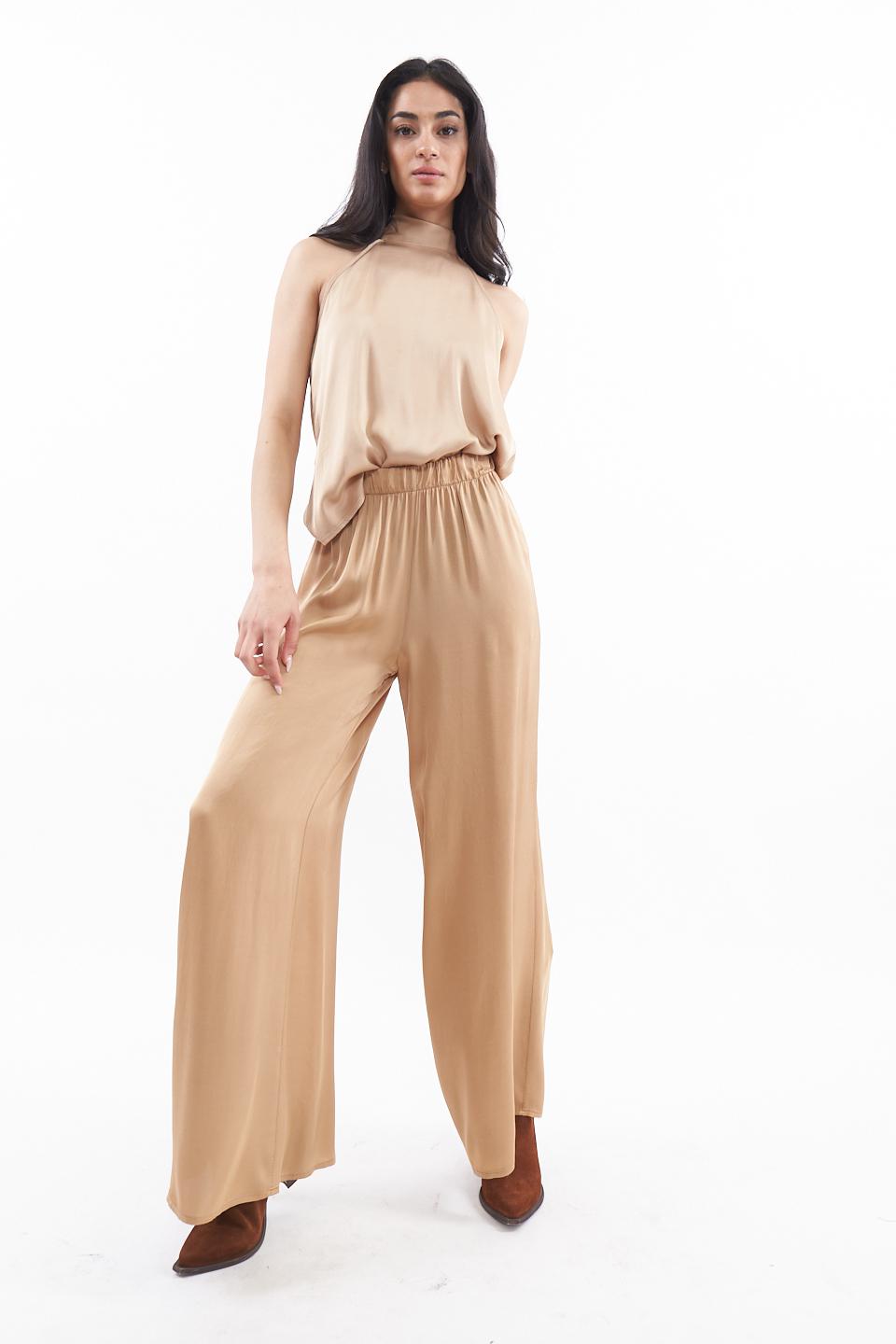 Pantalone morbido in viscosa deserto - Primavera Estate 2023 | Brend