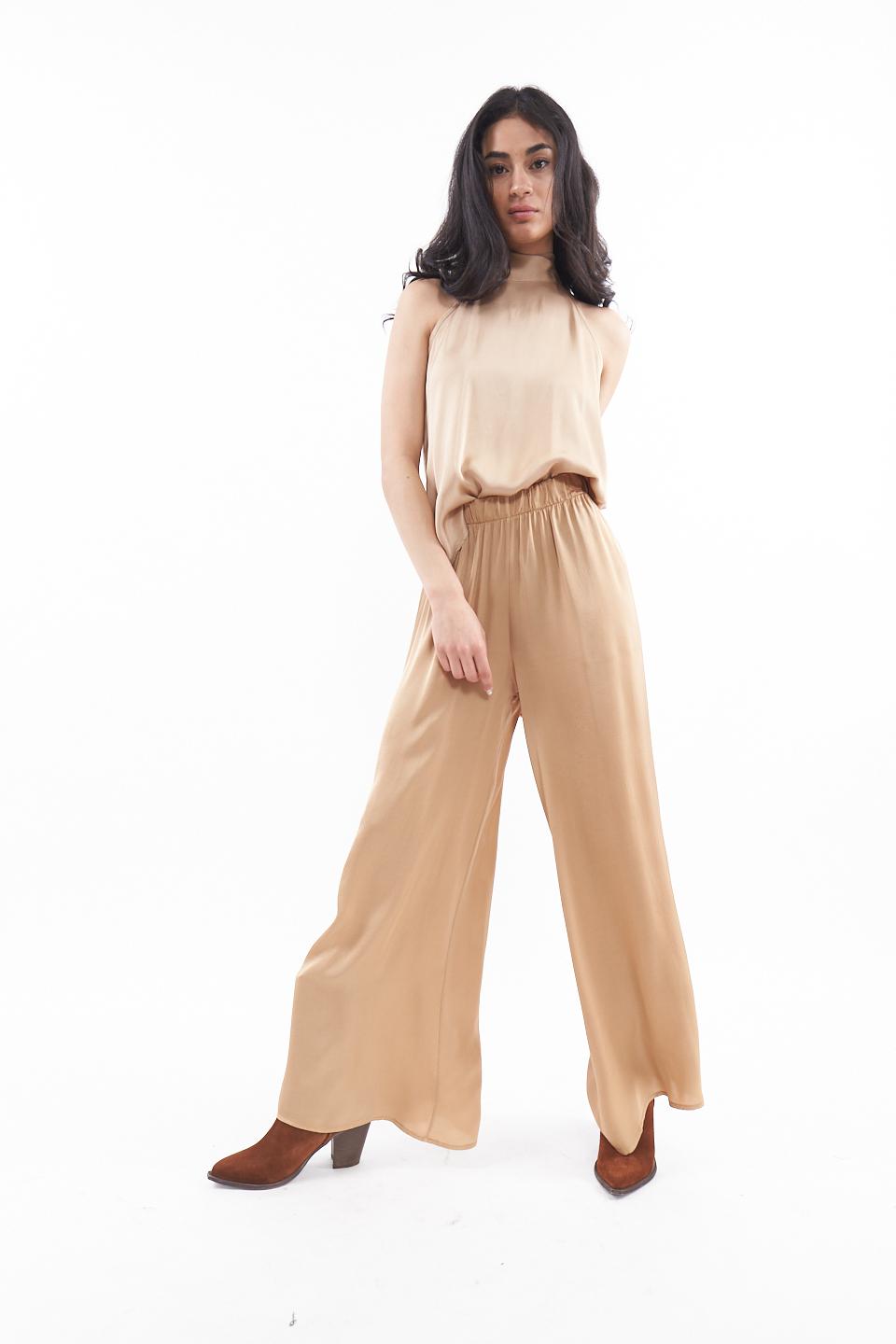Pantalone morbido in viscosa deserto - Primavera Estate 2023 | Brend