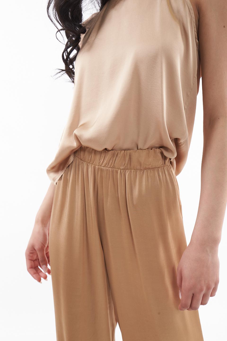 Pantalone morbido in viscosa deserto - Primavera Estate 2023 | Brend