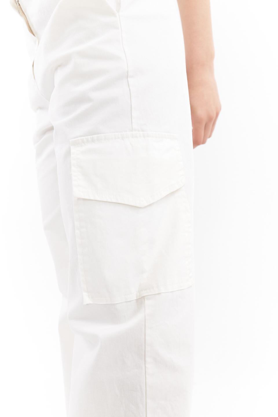 Pantalone cargo wide-leg latte - Primavera Estate 2023 | Brend