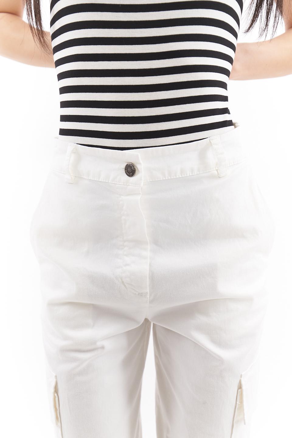 Pantalone cargo wide-leg latte - Primavera Estate 2023 | Brend