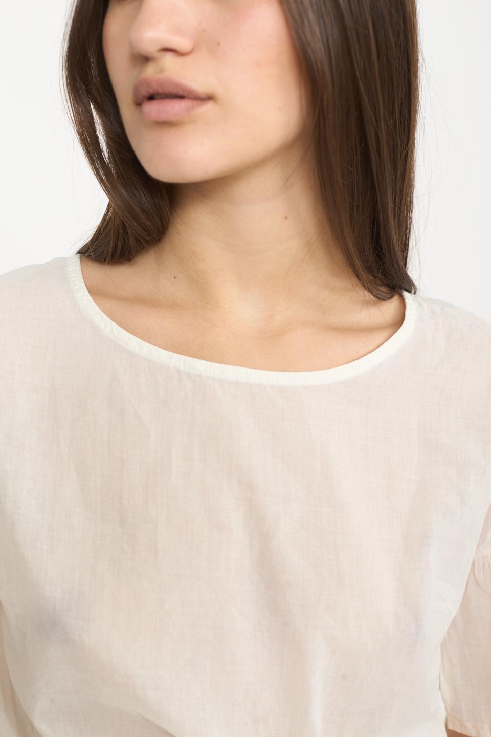 Blusa mezza manica volant burro - Primavera Estate 2025 | Brend