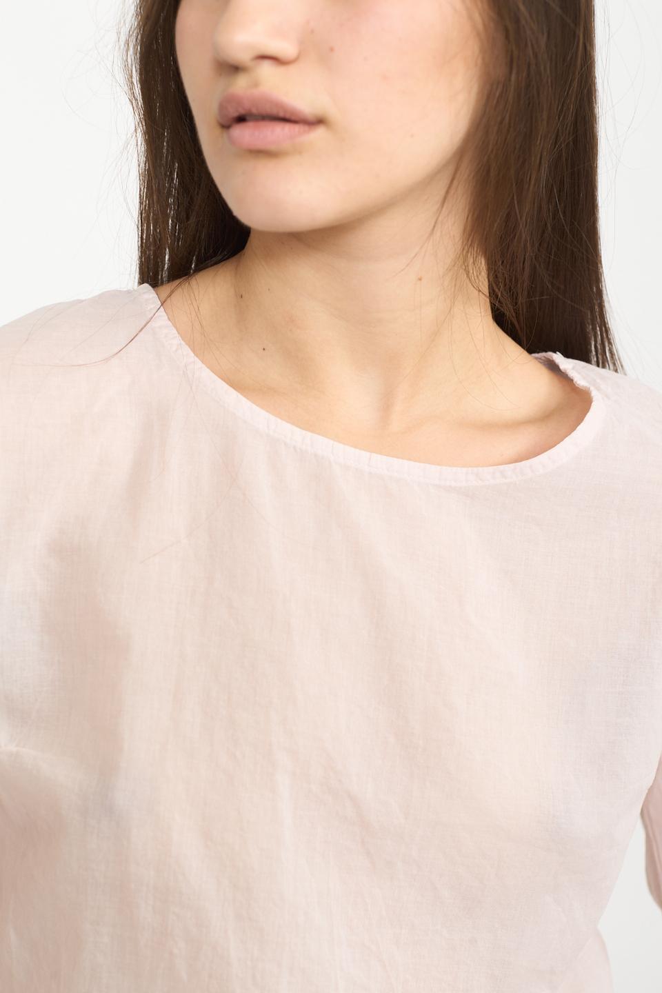 Blusa mezza manica volant cipria - Primavera Estate 2025 | Brend