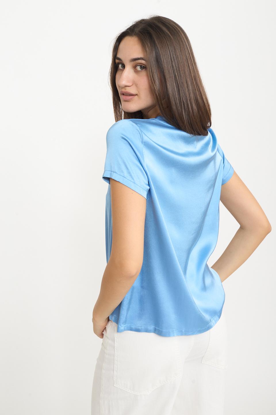 Blusa 1/2 manica raso delphine - Primavera Estate 2025 | Brend