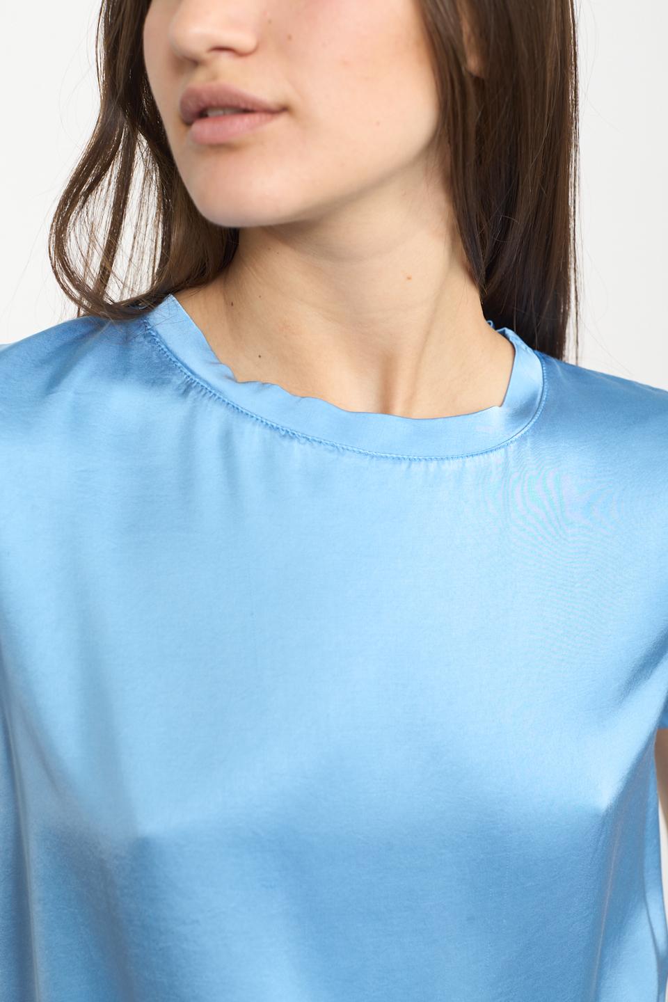 Blusa 1/2 manica raso delphine - Primavera Estate 2025 | Brend