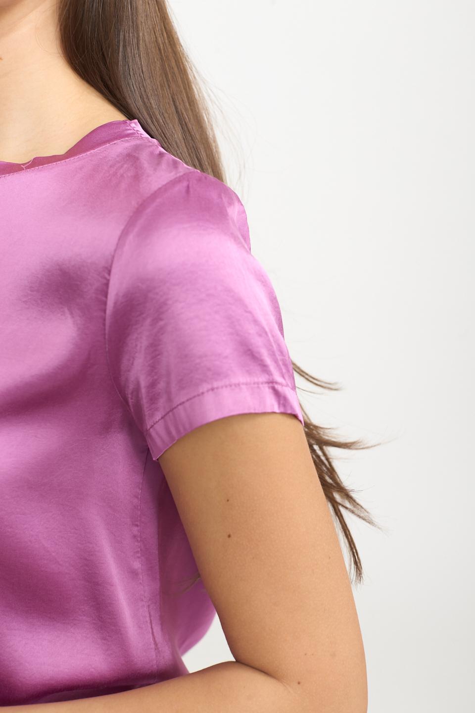 Blusa 1/2 manica raso loto - Primavera Estate 2025 | Brend