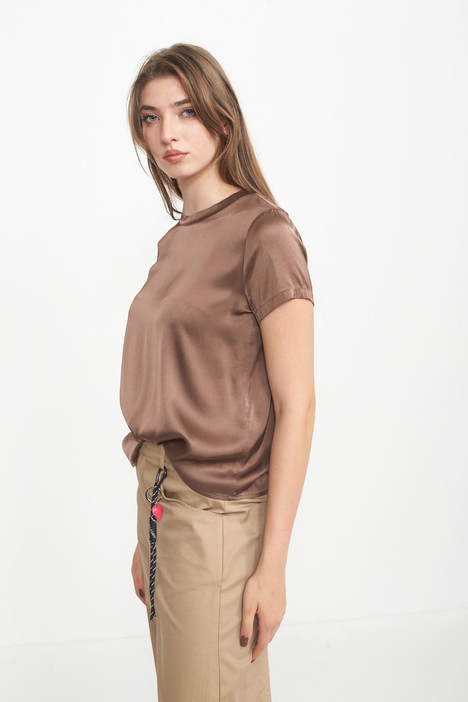 Blusa 1/2 manica raso orzo - Primavera Estate 2025 | Brend