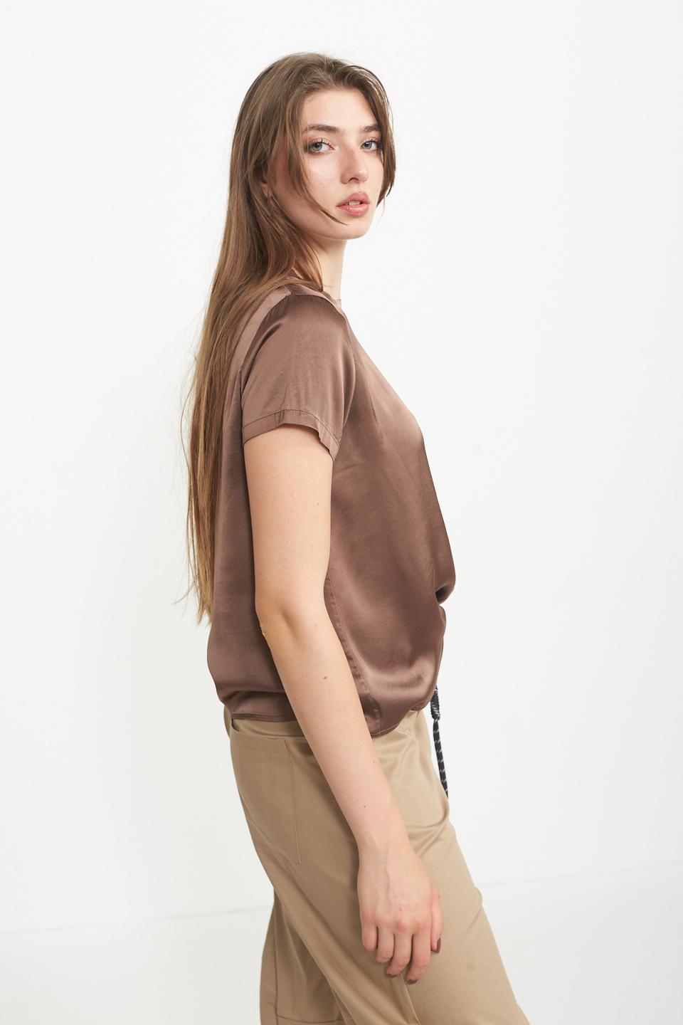 Blusa 1/2 manica raso orzo - Primavera Estate 2025 | Brend