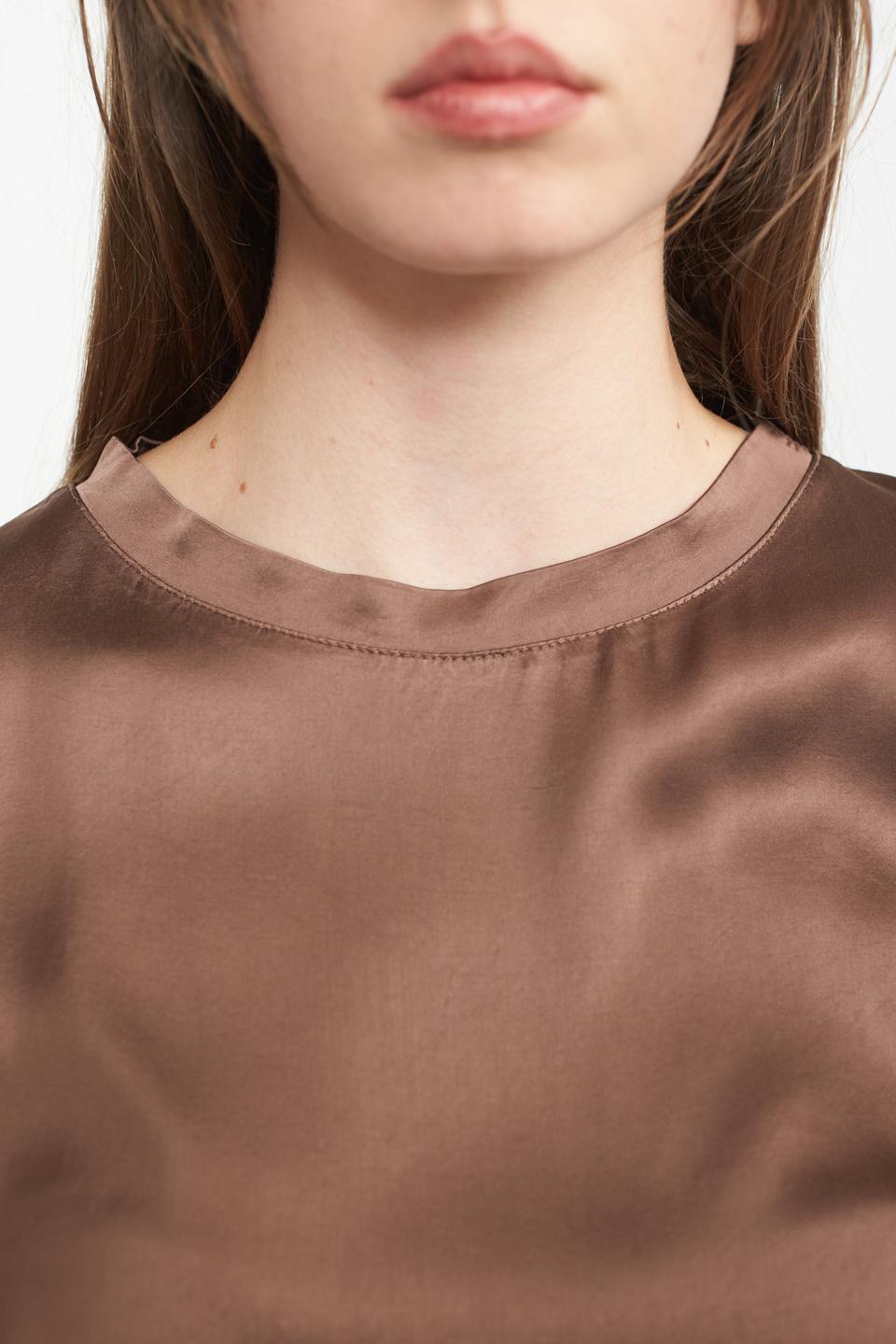 Blusa 1/2 manica raso orzo - Primavera Estate 2025 | Brend